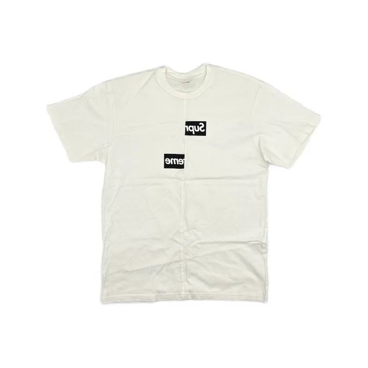 Supreme Supreme FW18 Comme des Garcons Split Logo Tee 0079 Size US M / EU 48-50 / 2 - 2 Thumbnail