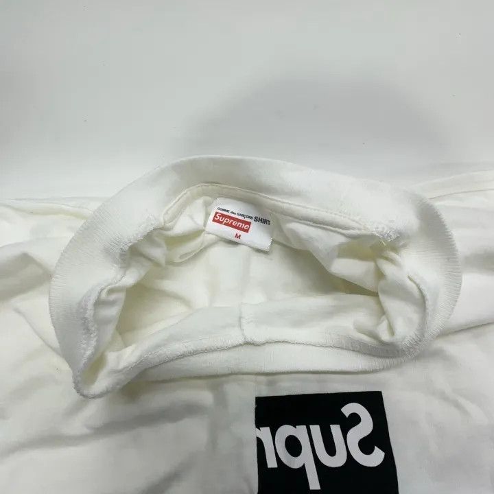 Supreme Supreme FW18 Comme des Garcons Split Logo Tee 0079 Size US M / EU 48-50 / 2 - 6 Thumbnail