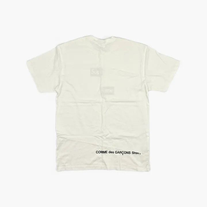 Supreme Supreme FW18 Comme des Garcons Split Logo Tee 0079 Size US M / EU 48-50 / 2 - 3 Thumbnail