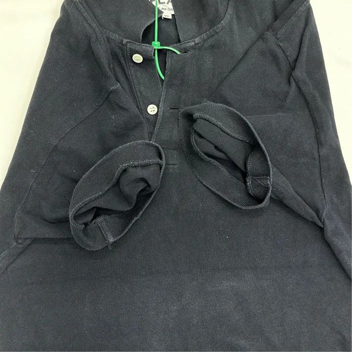 Comme des Garcons Comme des Garçons Play Red Heart Polo Shirt 0079 Size US XL / EU 56 / 4 - 6 Thumbnail