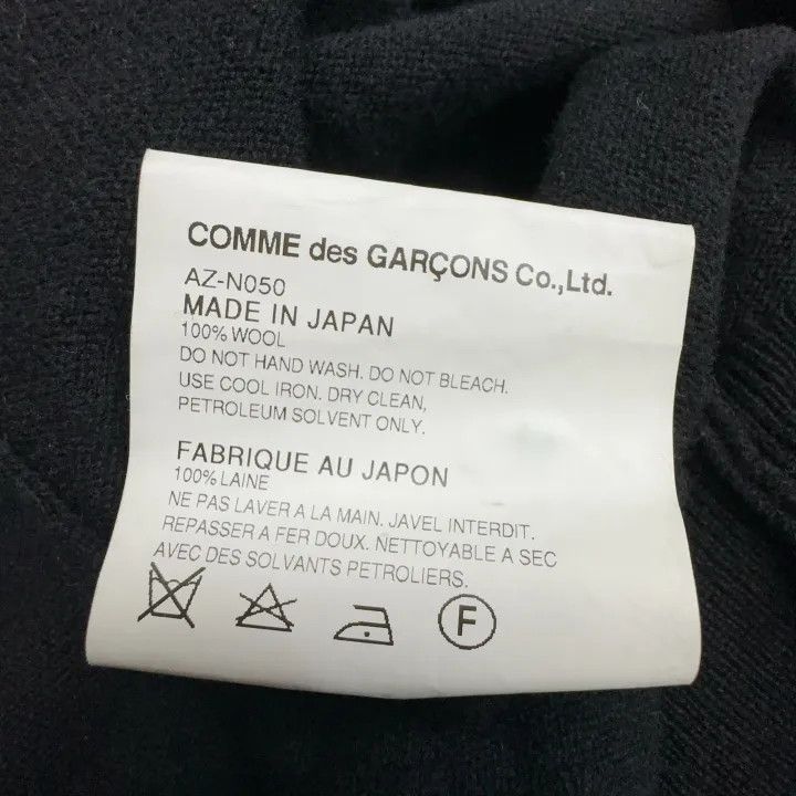 Comme des Garcons Comme des Garçons Play Black Knitted Cardigan 0079 Size US M / EU 48-50 / 2 - 3 Thumbnail