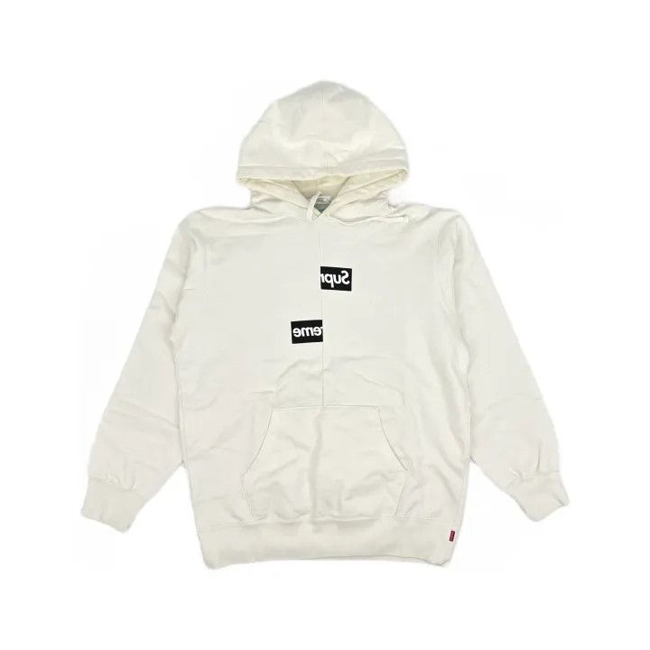 Supreme Supreme FW18 Comme des Garcons Split Logo Hoodie 0079 Size US L / EU 52-54 / 3 - 2 Thumbnail