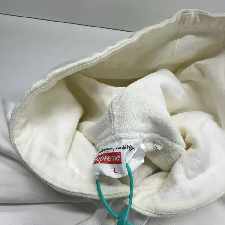 Supreme Supreme FW18 Comme des Garcons Split Logo Hoodie 0079 Size US L / EU 52-54 / 3 - 4 Thumbnail