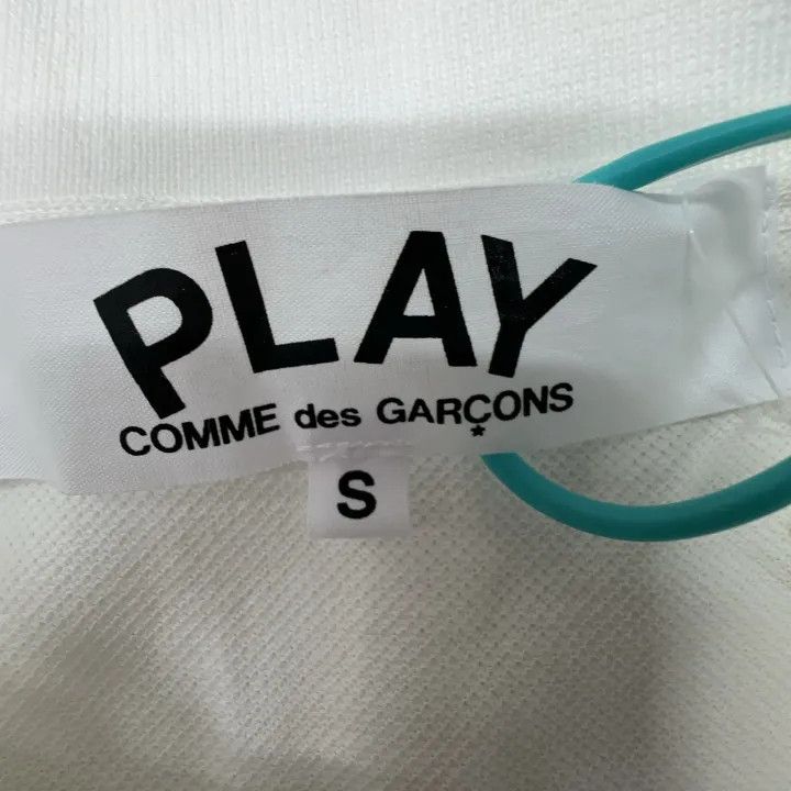 Comme des Garcons Comme des Garçons Play White Heart Polo Shirt 0079 Size US S / EU 44-46 / 1 - 2 Thumbnail