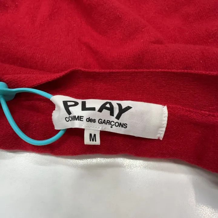 Comme des Garcons Comme des Garçons Play Red Heart Cardigan 0079 Size US M / EU 48-50 / 2 - 2 Thumbnail