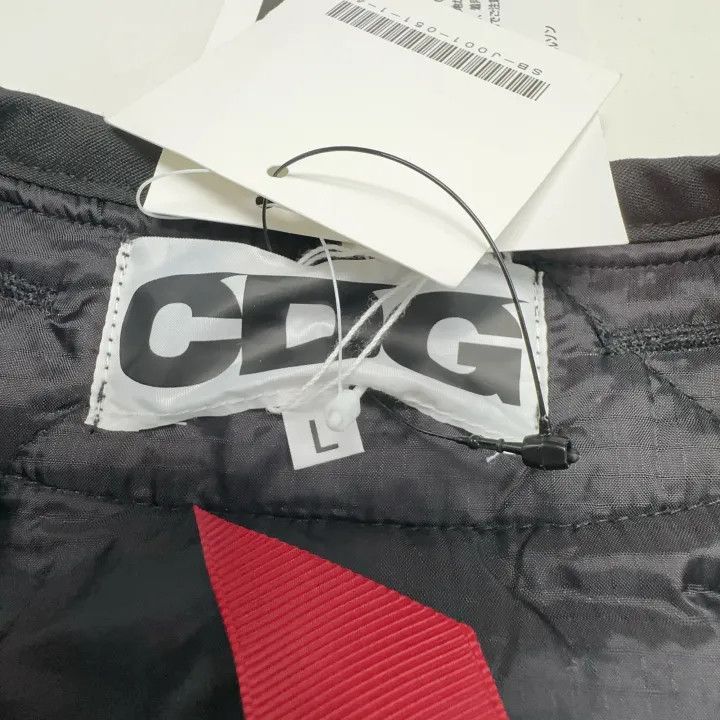 Comme des Garcons Comme des Garçons Black Padded Jacket with Logo 0079 Size US L / EU 52-54 / 3 - 8 Thumbnail