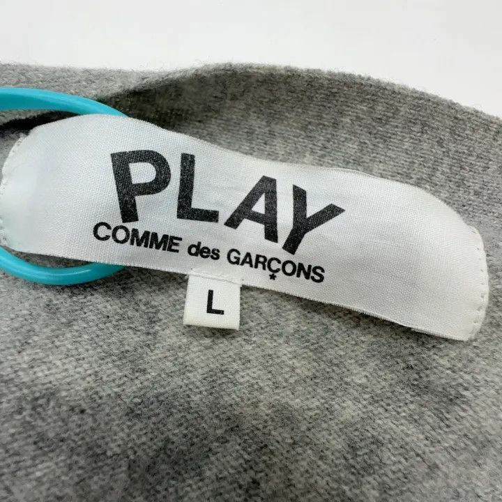 Comme des Garcons Comme des Garçons Play Gray Logo Sweater 0079 Size US L / EU 52-54 / 3 - 2 Thumbnail