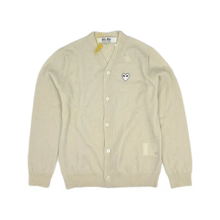Comme des Garcons Comme des Garçons Play Heart Embroidered Cardigan 0079 Size US XL / EU 56 / 4 - 2 Thumbnail