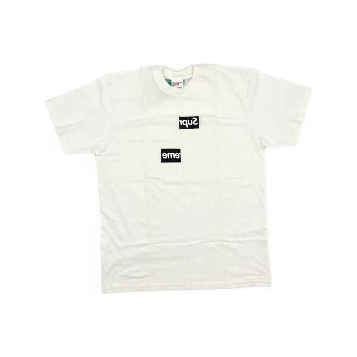Supreme Supreme x Comme des Garcons Split Logo Tee 0079 Size US L / EU 52-54 / 3 - 2 Thumbnail