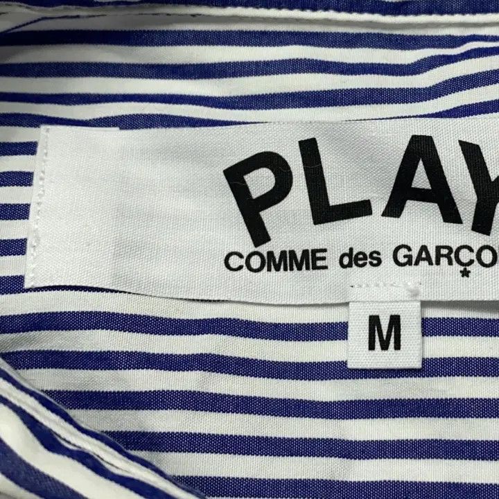 Comme des Garcons Comme des Garçons Play Striped Shirt for Men 0079 Size US M / EU 48-50 / 2 - 9 Thumbnail