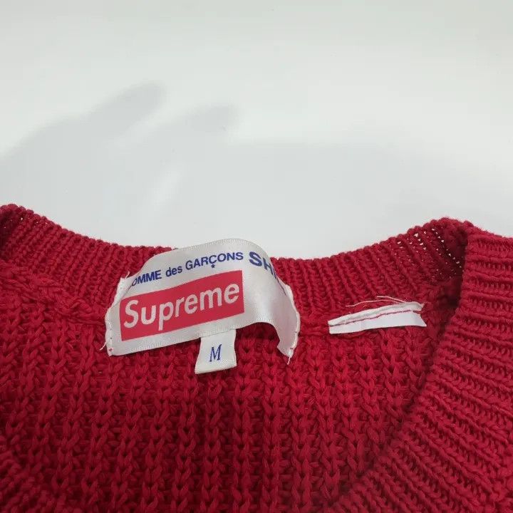 Comme des Garcons Supreme Comme des Garçons SHIRT Red Sweater 0079 Size US M / EU 48-50 / 2 - 3 Thumbnail