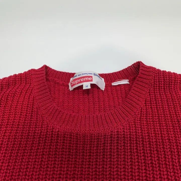 Comme des Garcons Supreme Comme des Garçons SHIRT Red Sweater 0079 Size US M / EU 48-50 / 2 - 5 Thumbnail