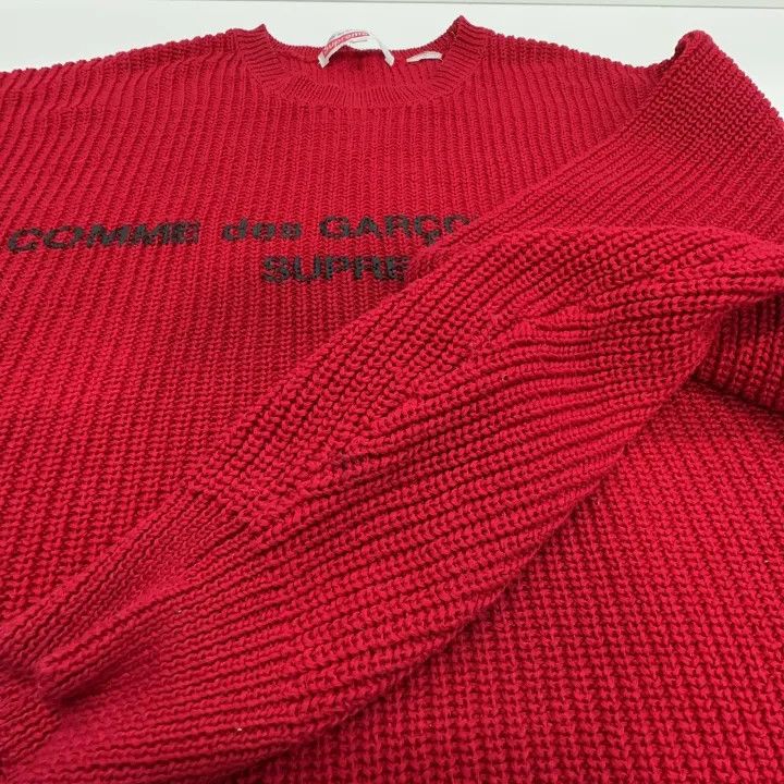 Comme des Garcons Supreme Comme des Garçons SHIRT Red Sweater 0079 Size US M / EU 48-50 / 2 - 6 Thumbnail