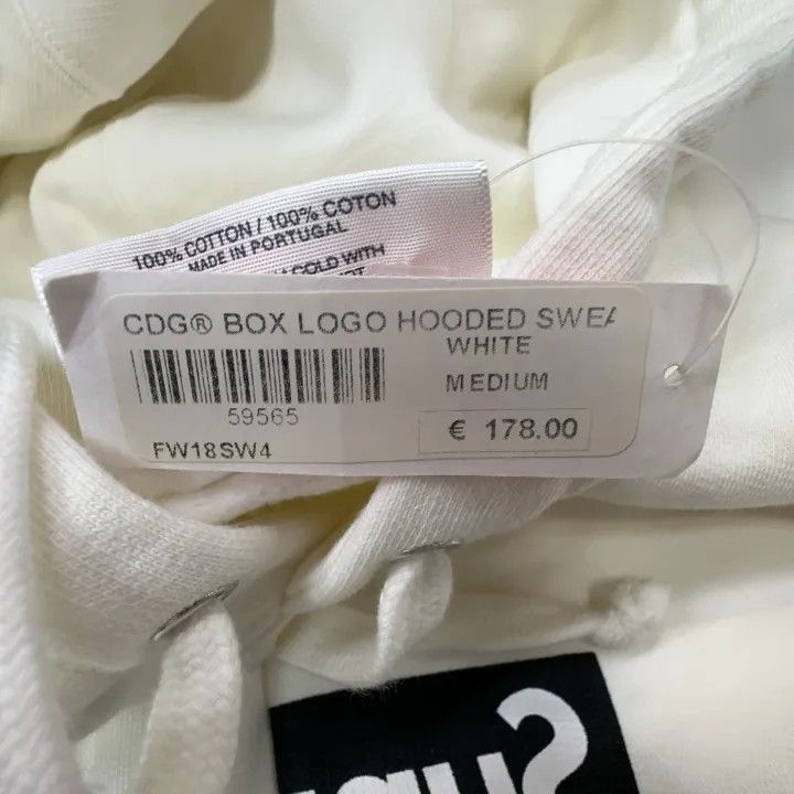 Comme des Garcons Supreme Comme des Garcons Split Box Logo Hoodie 0079 Size US M / EU 48-50 / 2 - 6 Thumbnail
