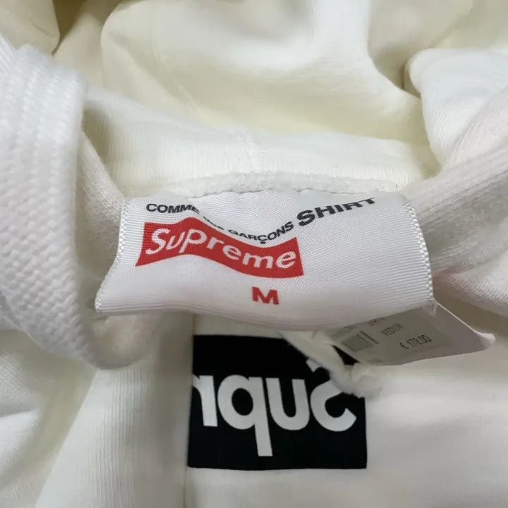 Comme des Garcons Supreme Comme des Garcons Split Box Logo Hoodie 0079 Size US M / EU 48-50 / 2 - 4 Thumbnail