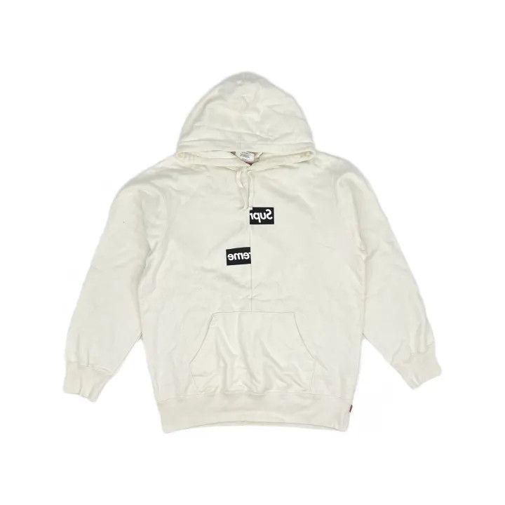 Supreme Supreme Comme des Garcons Split Logo Hooded Sweatshirt 0079 Size US L / EU 52-54 / 3 - 2 Thumbnail