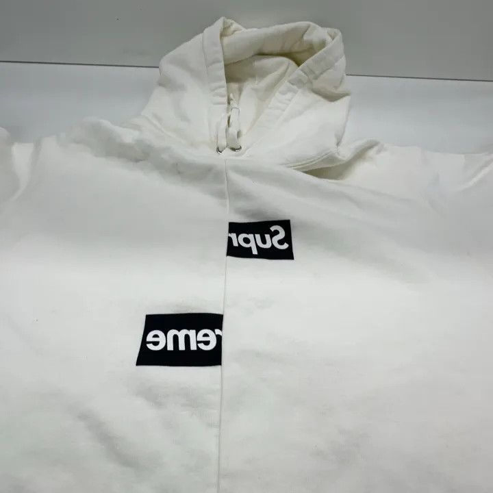 Supreme Supreme Comme des Garcons Split Logo Hooded Sweatshirt 0079 Size US L / EU 52-54 / 3 - 9 Thumbnail