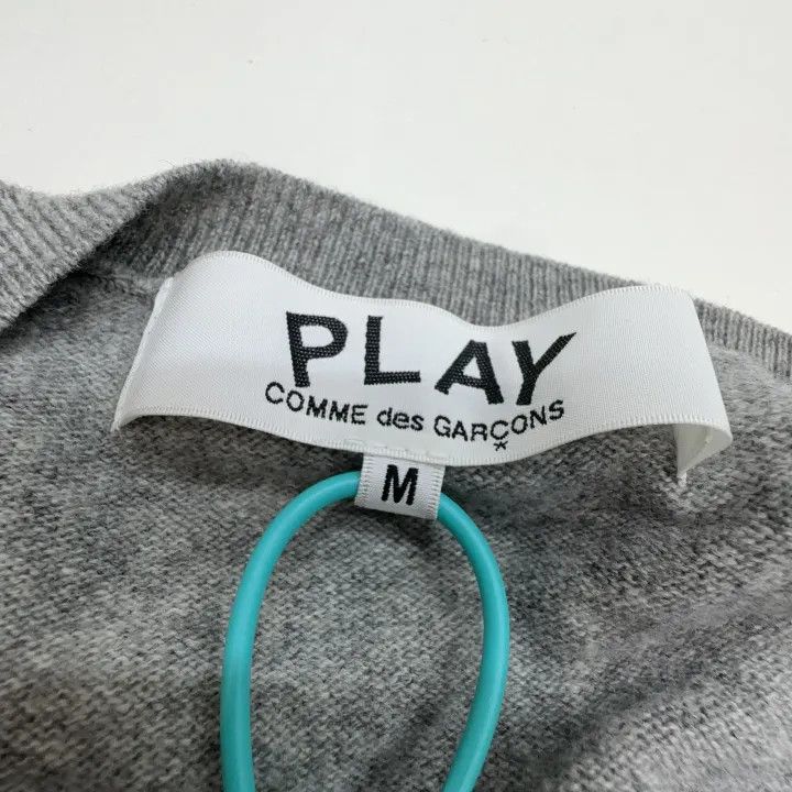 Comme des Garcons Comme des Garçons Play Gray Long Sleeve Knit Sweater 0079 Size US M / EU 48-50 / 2 - 2 Thumbnail