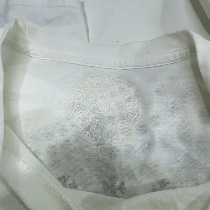 Chrome Hearts Stylish Casual Cross Print T-Shirt 0079