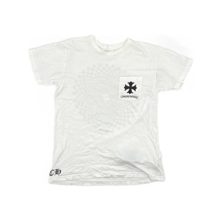 Chrome Hearts Stylish Casual Cross Print T-Shirt 0079
