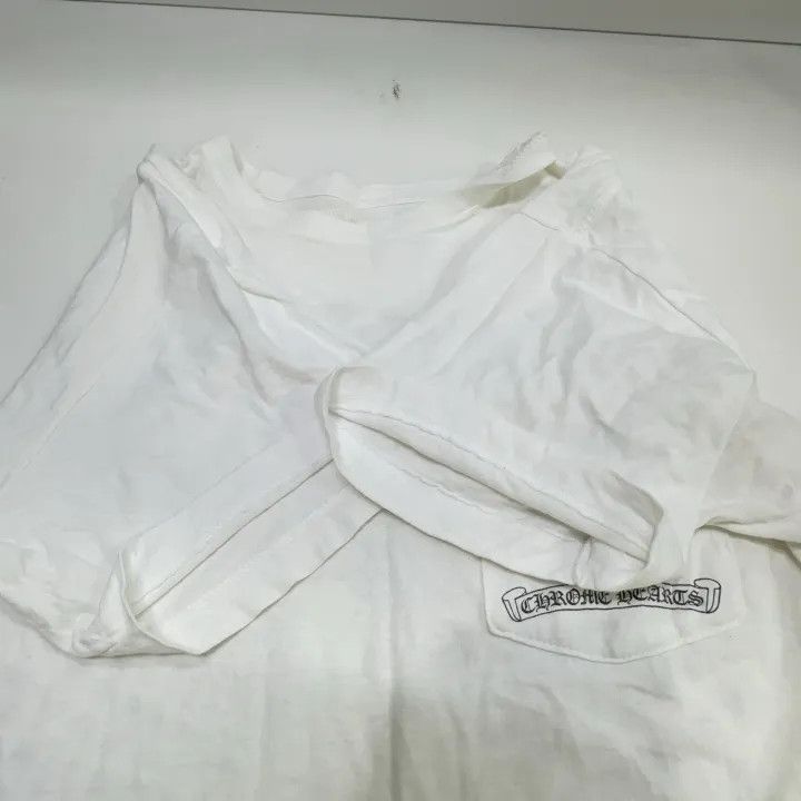 Chrome Hearts Stylish Casual Cross Print T-Shirt 0079