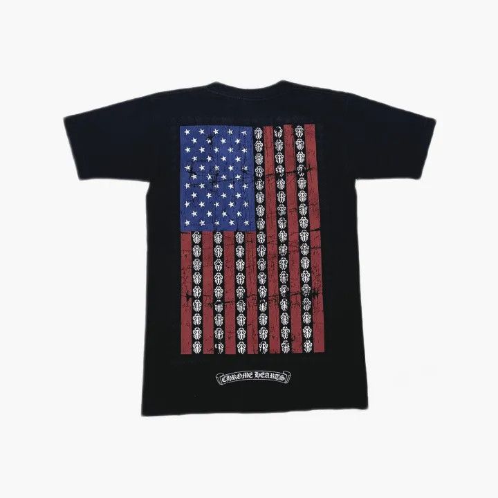 Chrome Hearts Chrome Hearts Vintage Black Graphic Short Sleeve T-Shirt 0079 Size US S / EU 44-46 / 1 - 3 Thumbnail