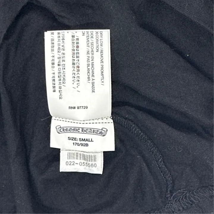 Chrome Hearts Chrome Hearts Black Cross Print Short Sleeve T-Shirt 0079 Size US S / EU 44-46 / 1 - 3 Thumbnail