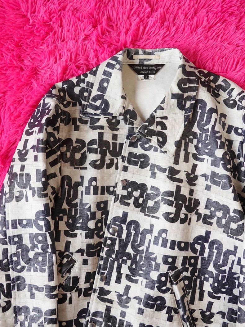 Comme des Garcons cdg homme plus asymmetrical leather jacket Size US S / EU 44-46 / 1 - 5 Thumbnail