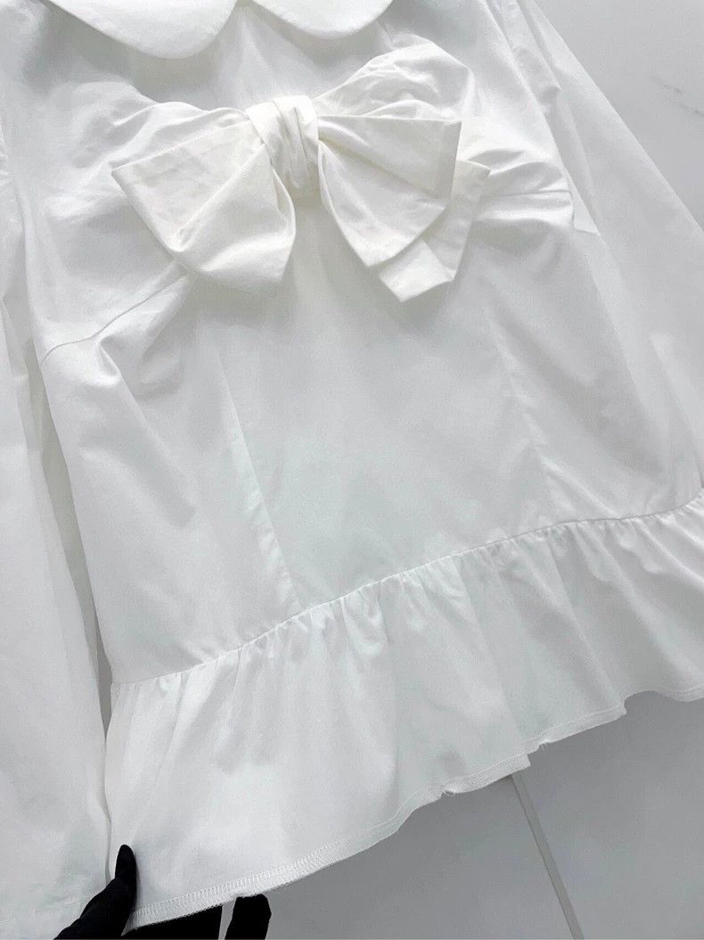 Comme des Garcons comme des garçons white collared shirt Size US M / EU 48-50 / 2 - 4 Thumbnail