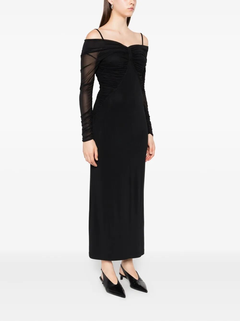 Max Mara `MaxMara Pure` Jersey Dress Size L / US 10 / IT 46 - 4 Thumbnail