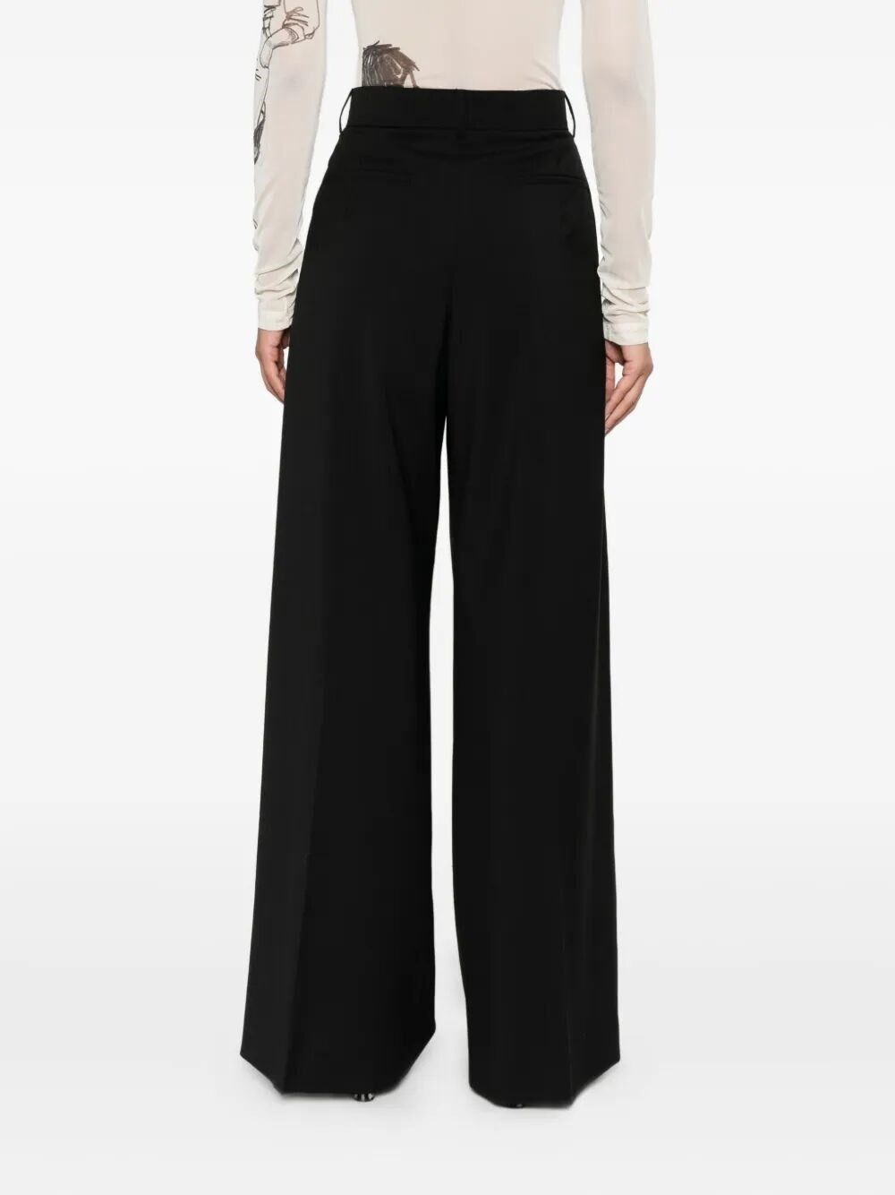 Sportmax Wide Leg Pants Size 30" / US 8 / IT 44 - 5 Thumbnail