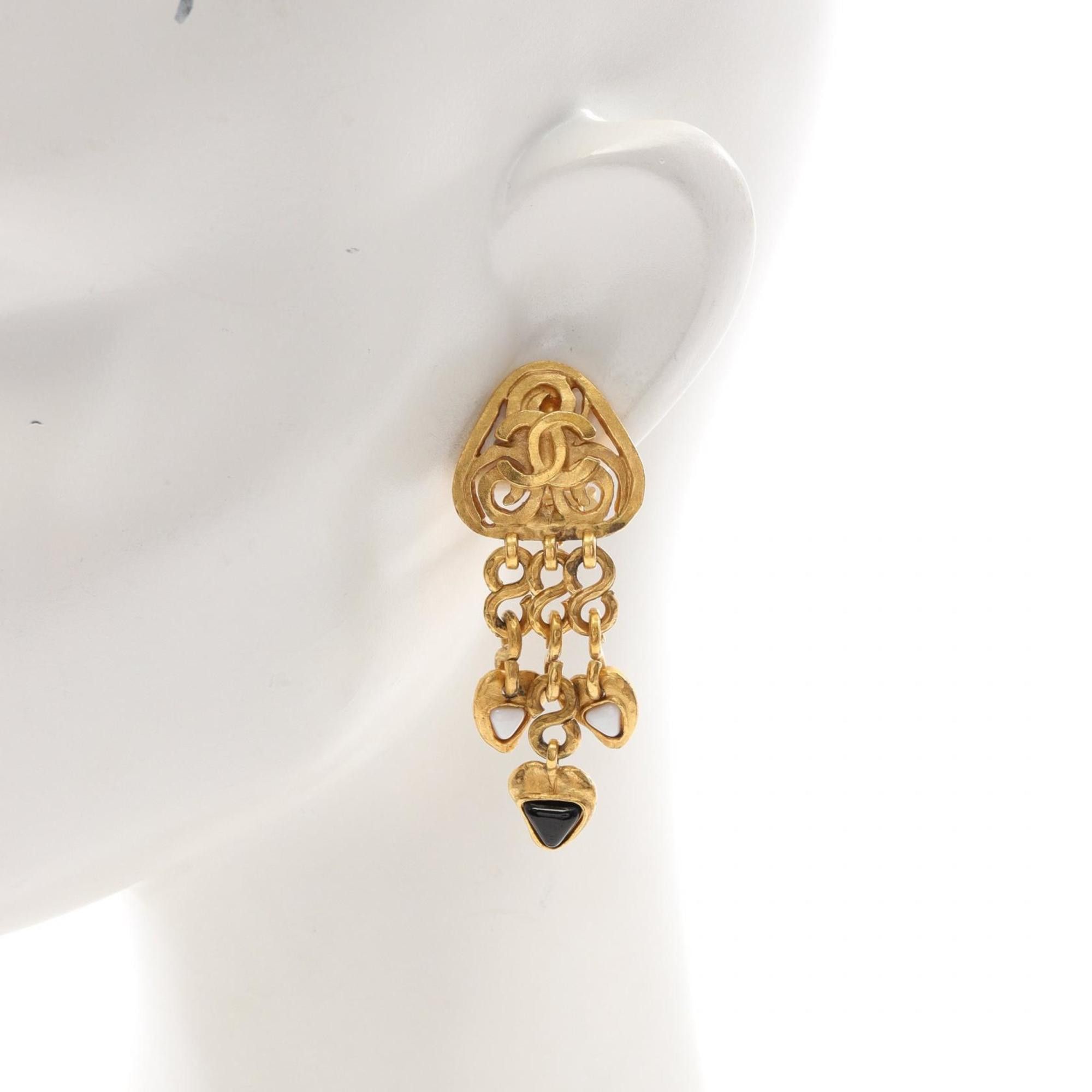 Chanel Chanel Logo CC earring Size ONE SIZE - 8 Thumbnail