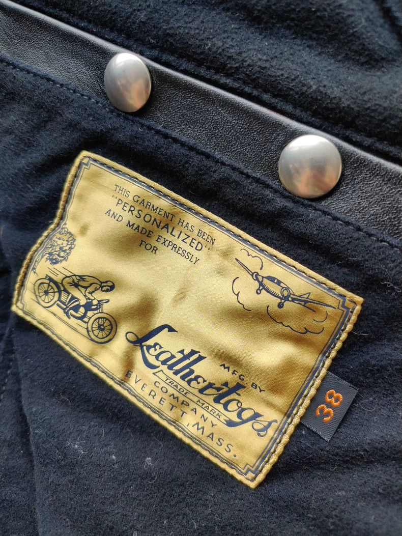 Freewheelers black leather racing master jacket Size US M / EU 48-50 / 2 - 3 Thumbnail
