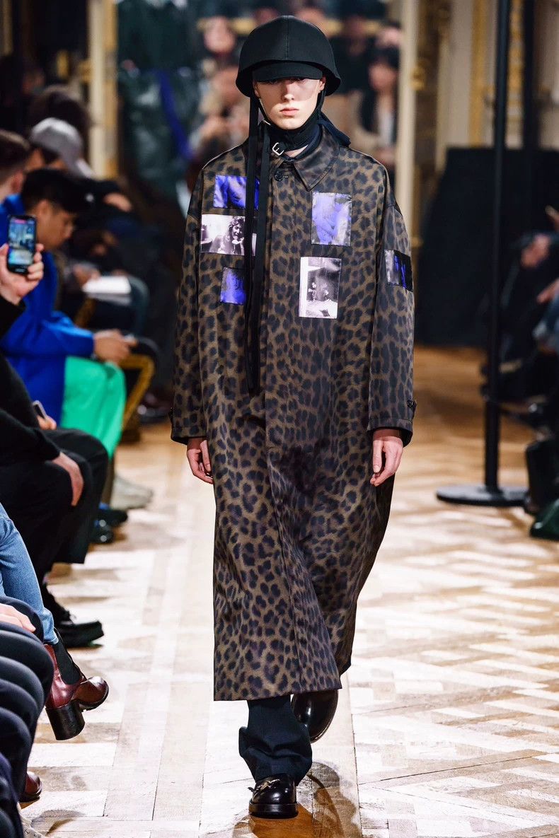 Raf Simons raf simons leopard print coat with patches Size US L / EU 52-54 / 3 - 7 Thumbnail