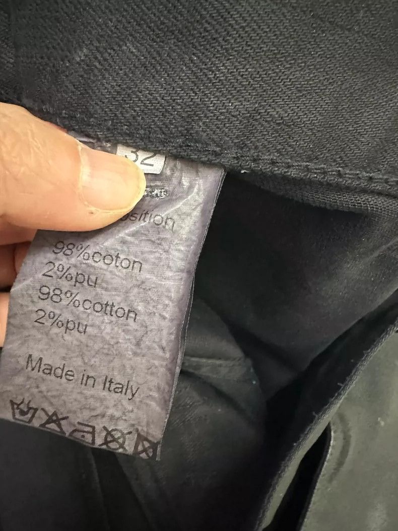 Balmain balmain black waxed coated motorcycle jeans Size US 32 / EU 48 - 3 Thumbnail