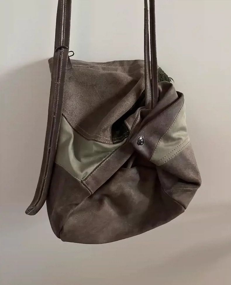 Kiko Kostadinov medium kahI suede bag by kiko kostadinov Size ONE SIZE - 3 Thumbnail