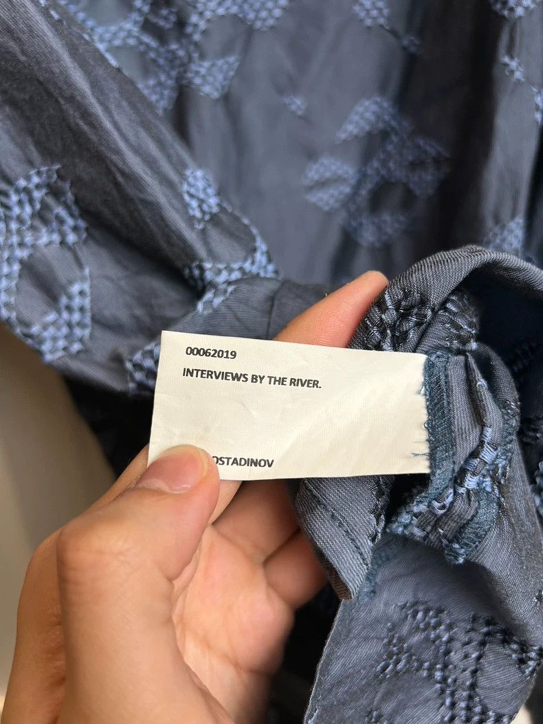 Kiko Kostadinov Kiko Kostadinov Blue Floral Shirt Size S Size US S / EU 44-46 / 1 - 4 Thumbnail