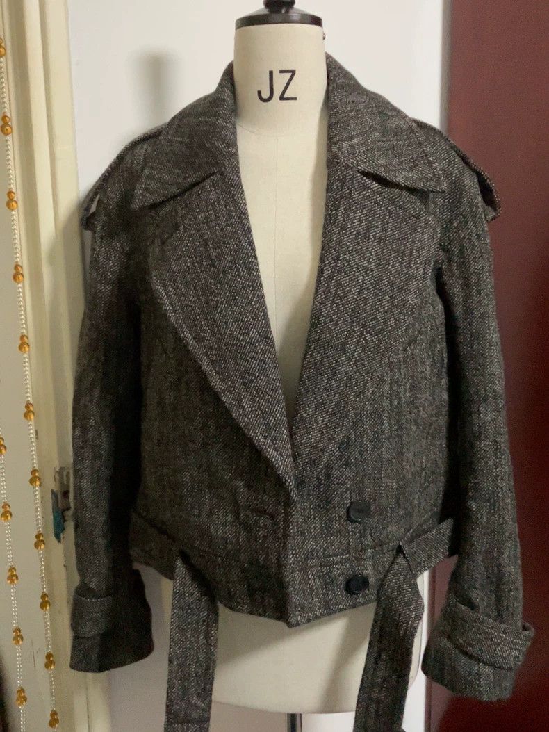 Dries Van Noten dvn dries van noten wool cropped coat Size US M / EU 48-50 / 2 - 3 Thumbnail
