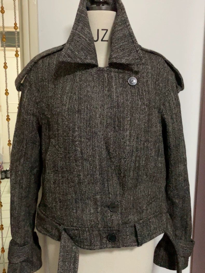 Dries Van Noten dvn dries van noten wool cropped coat Size US M / EU 48-50 / 2 - 2 Thumbnail