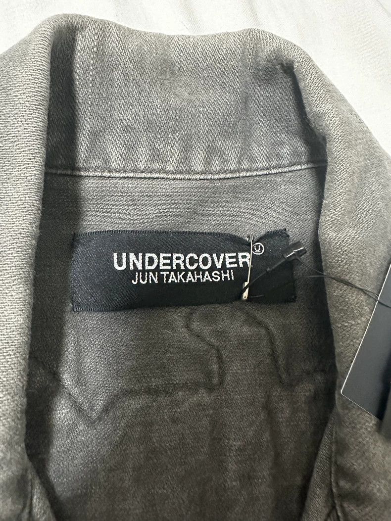Undercover gray embroidered sleeveless vest by undercover Size US L / EU 52-54 / 3 - 4 Thumbnail