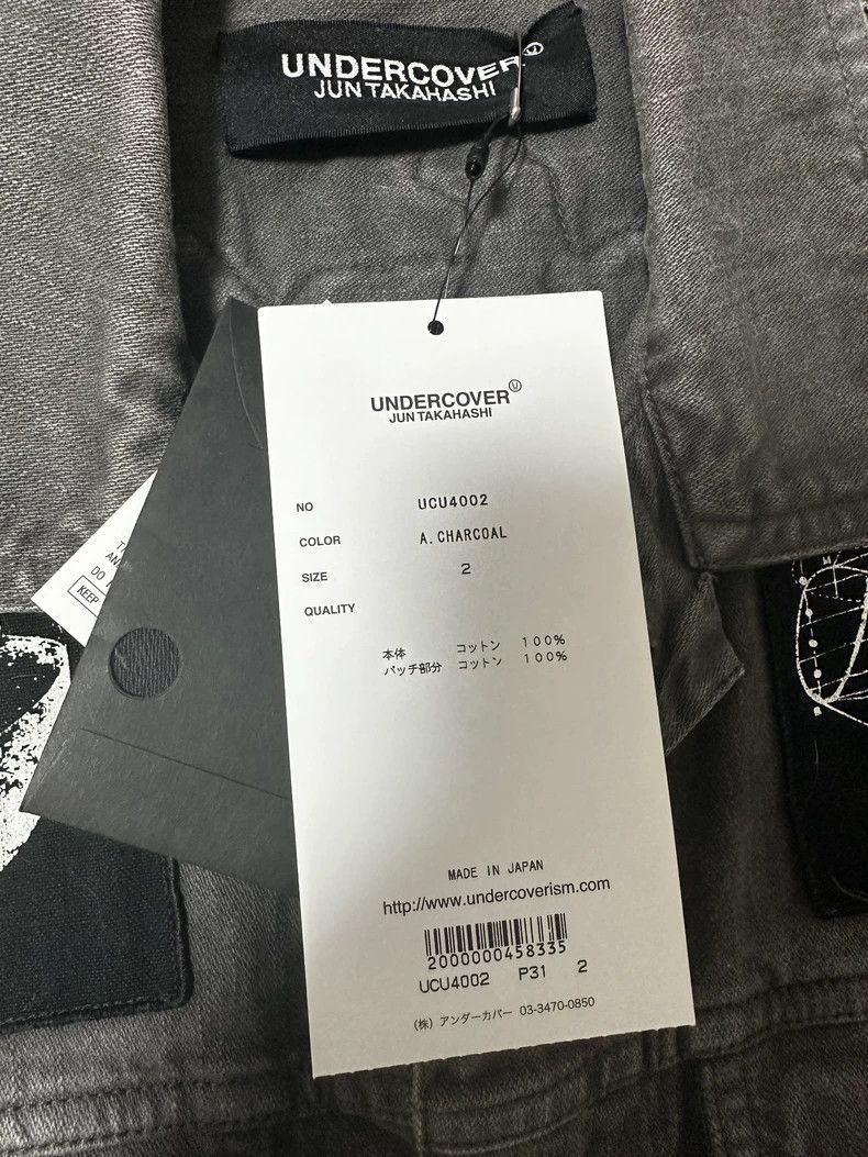 Undercover gray embroidered sleeveless vest by undercover Size US L / EU 52-54 / 3 - 5 Thumbnail