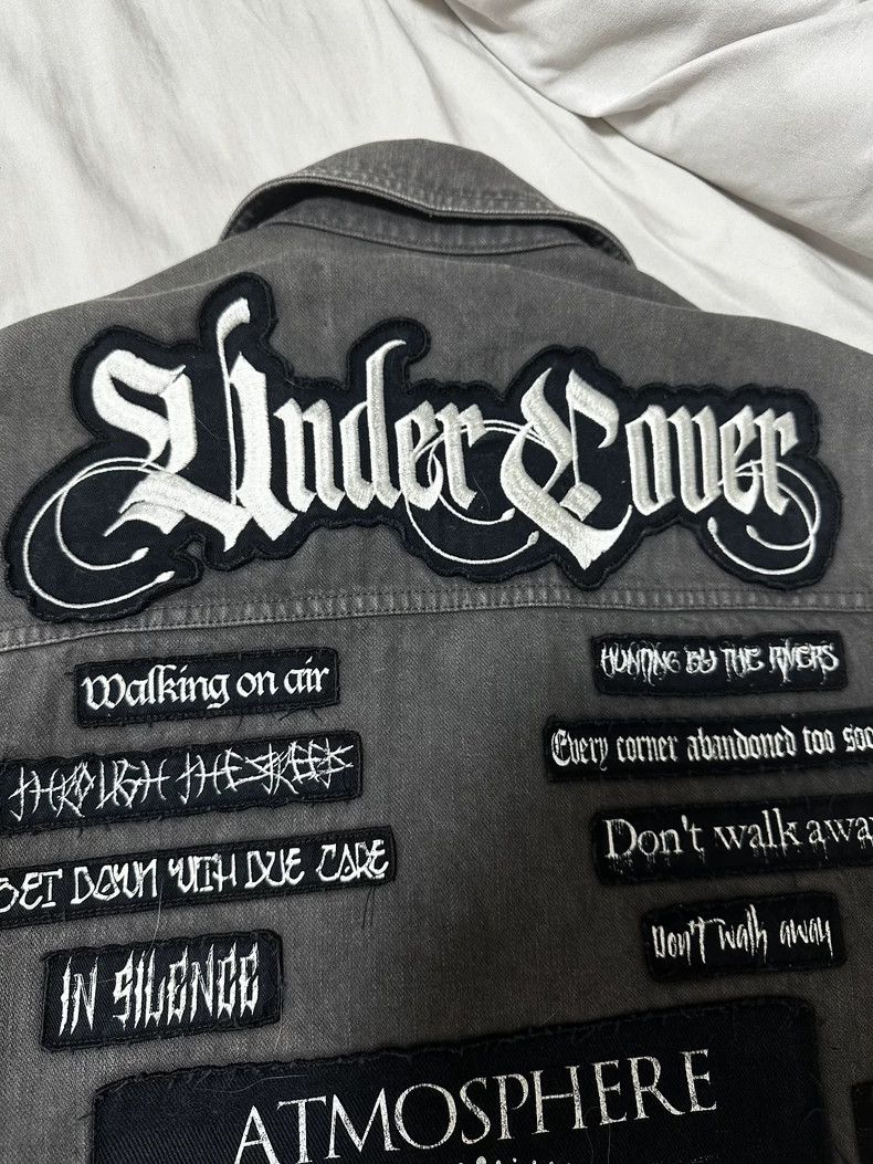 Undercover gray embroidered sleeveless vest by undercover Size US L / EU 52-54 / 3 - 3 Thumbnail