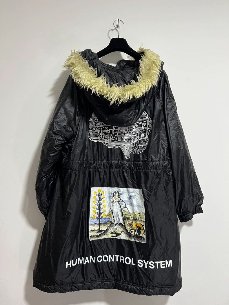 Undercover long black down coat with removable hood Size US L / EU 52-54 / 3 - 2 Thumbnail