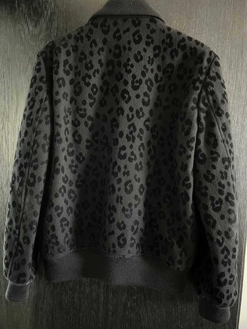 Yves Saint Laurent saint laurent black leopard print jacket Size US L / EU 52-54 / 3 - 2 Thumbnail