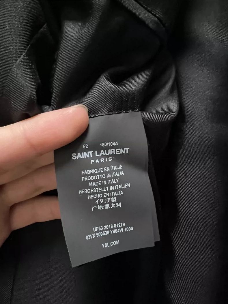 Saint Laurent Paris saint laurent black blazer with silver buttons Size US L / EU 52-54 / 3 - 5 Thumbnail