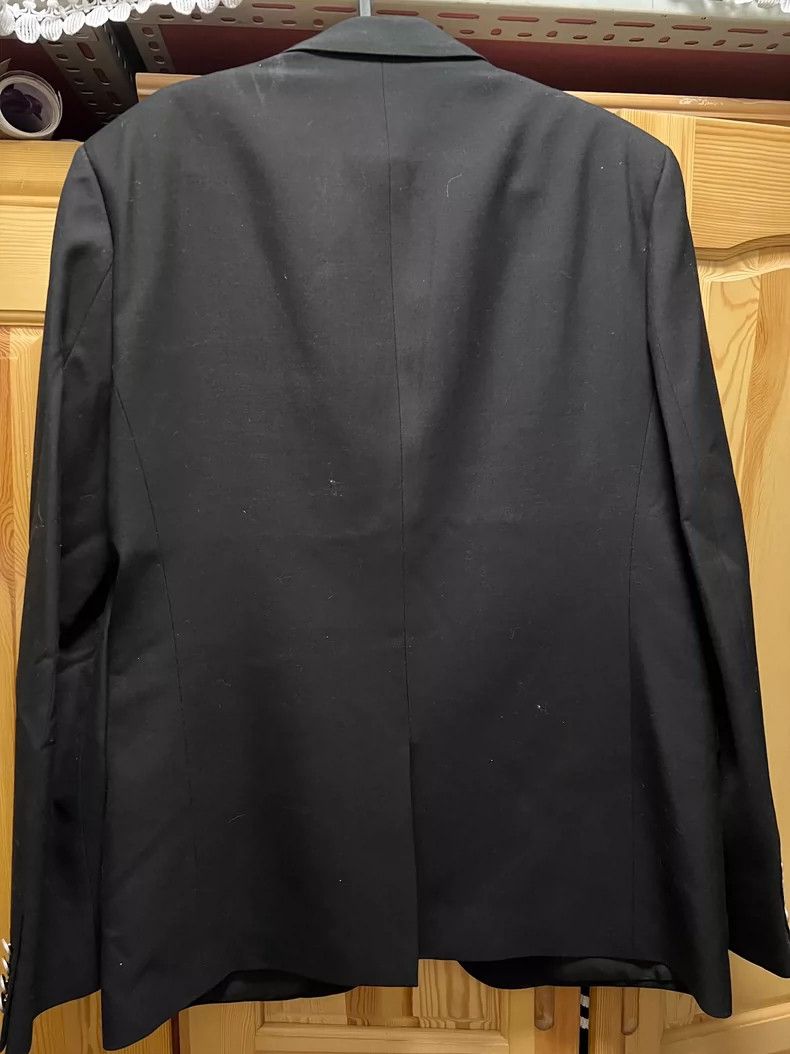 Saint Laurent Paris saint laurent black blazer with silver buttons Size US L / EU 52-54 / 3 - 3 Thumbnail