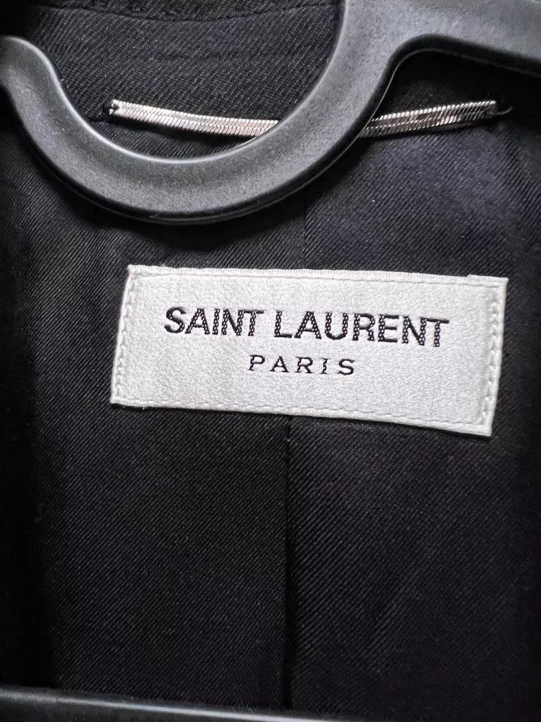 Saint Laurent Paris saint laurent black blazer with silver buttons Size US L / EU 52-54 / 3 - 2 Thumbnail