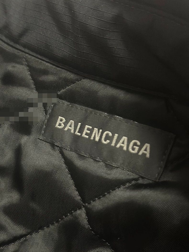 Balenciaga black padded shirt jacket from Balenciaga Size US M / EU 48-50 / 2 - 5 Thumbnail