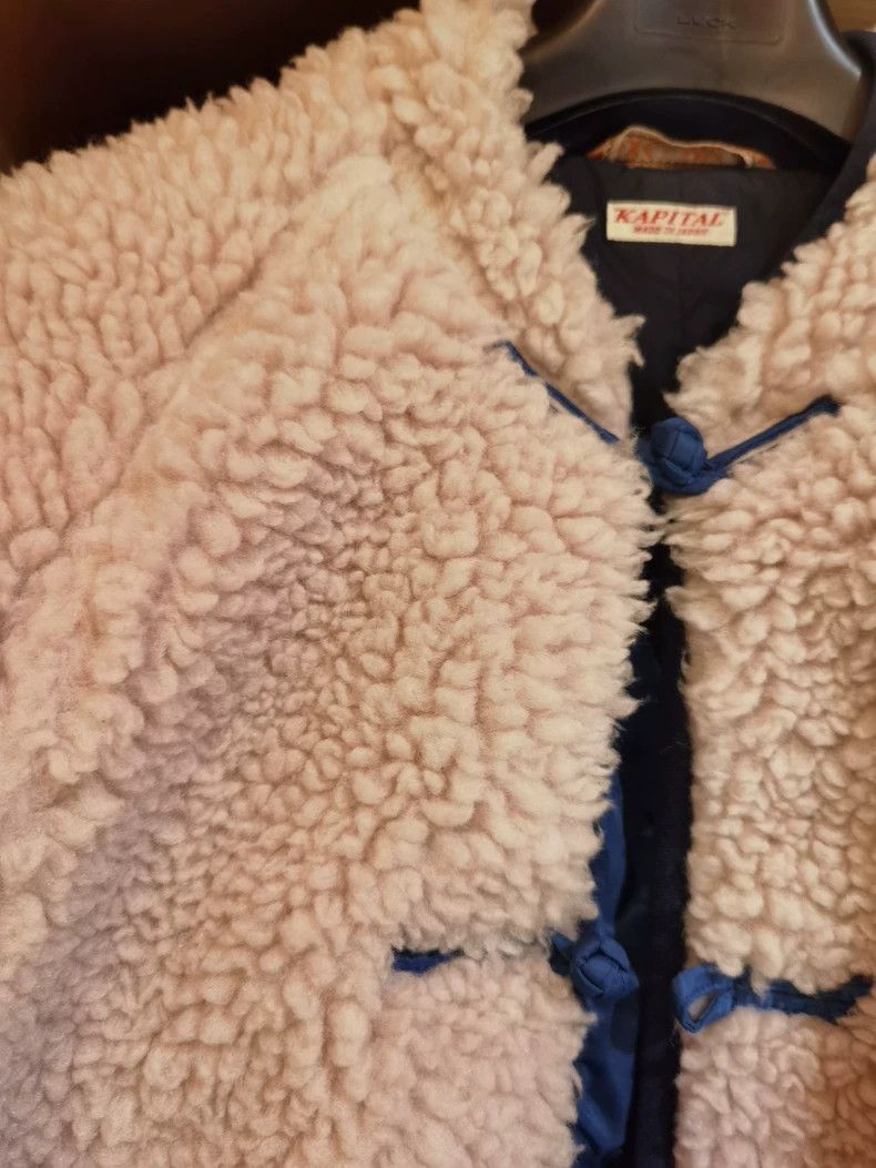 Kapital cozy cream shearling outerwear jacket Size US M / EU 48-50 / 2 - 2 Thumbnail