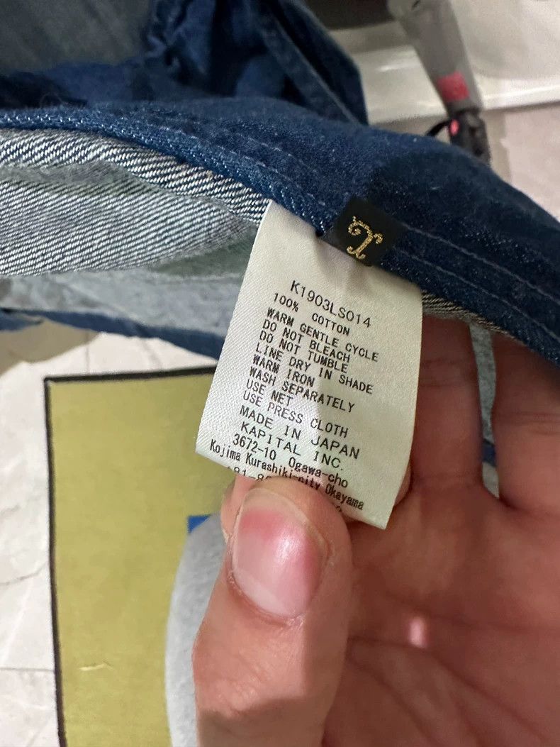 Kapital kapital denim cardigan with pockets Size US L / EU 52-54 / 3 - 4 Thumbnail